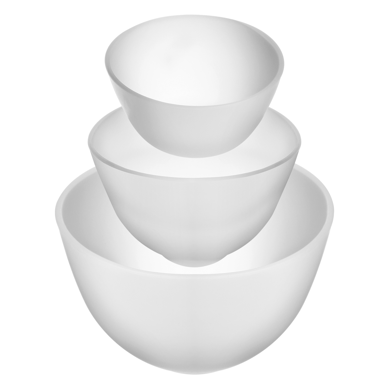 3Pcs Silicone Facial Mask Mixing Bowls Stirring Bowls Salon Spa Home Beauty Tools Salon Spa Face Skin Applicator