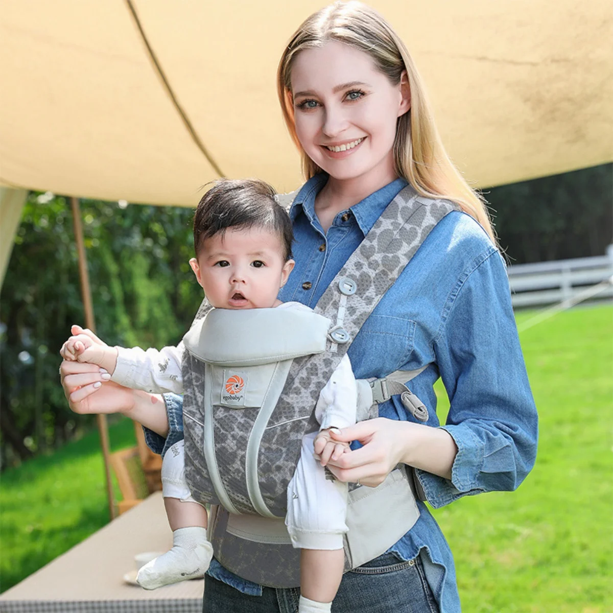Draagzak Ergonomische multifunctionele heupkruk voor baby's Pasgeboren tot peuter Multifunctioneel voor en na Kangoeroezakaccessoires