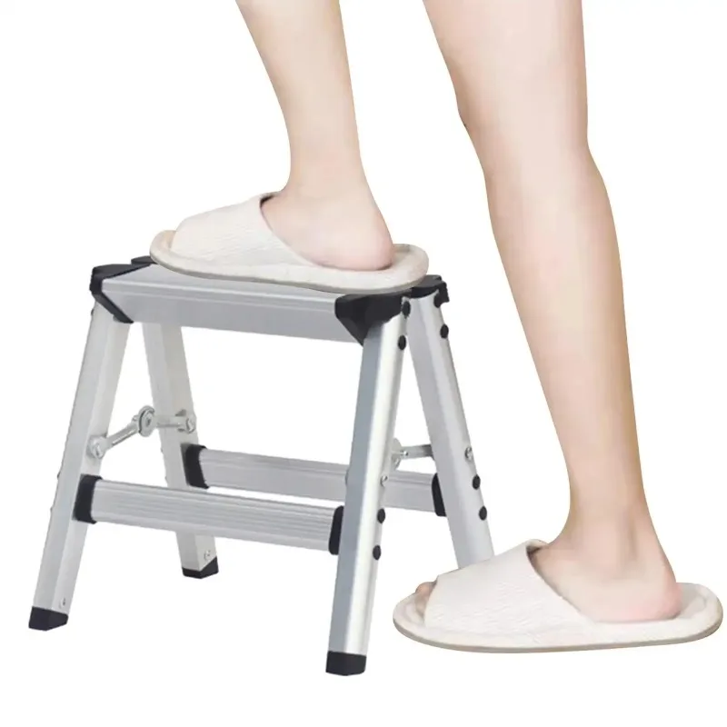 Folding Ladder Space Saving Multifunctional Nonslip Lightweight Durable Practical for Household Kitchen Shop Office Supermarkets