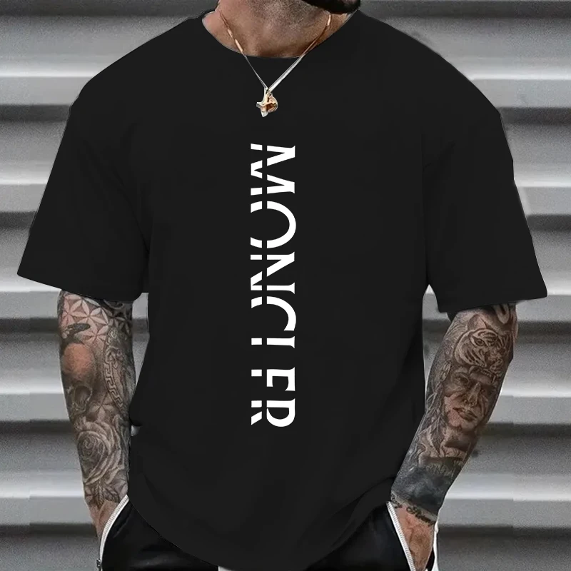 Camiseta Y2KT de marca de lujo a la moda de verano, camiseta 100% de algodón con estampado plano de talla grande y cuello redondo, camiseta de manga corta para hombres y mujeres