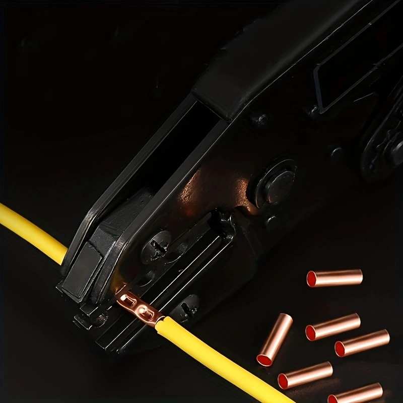 100Pcs Copper Ring Terminal Wire Crimp Connectors Bare Cable Battery Terminals Soldered Connectors for Electrical Wiring