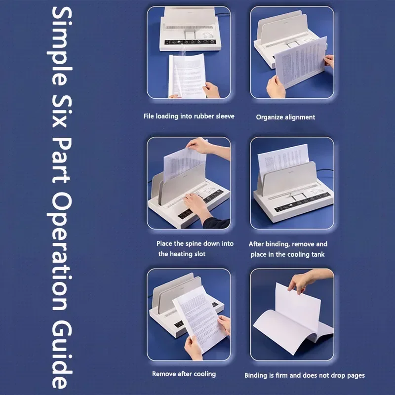 A4 Binding Machine Supplies: Thermal Covers for Organizing Folders