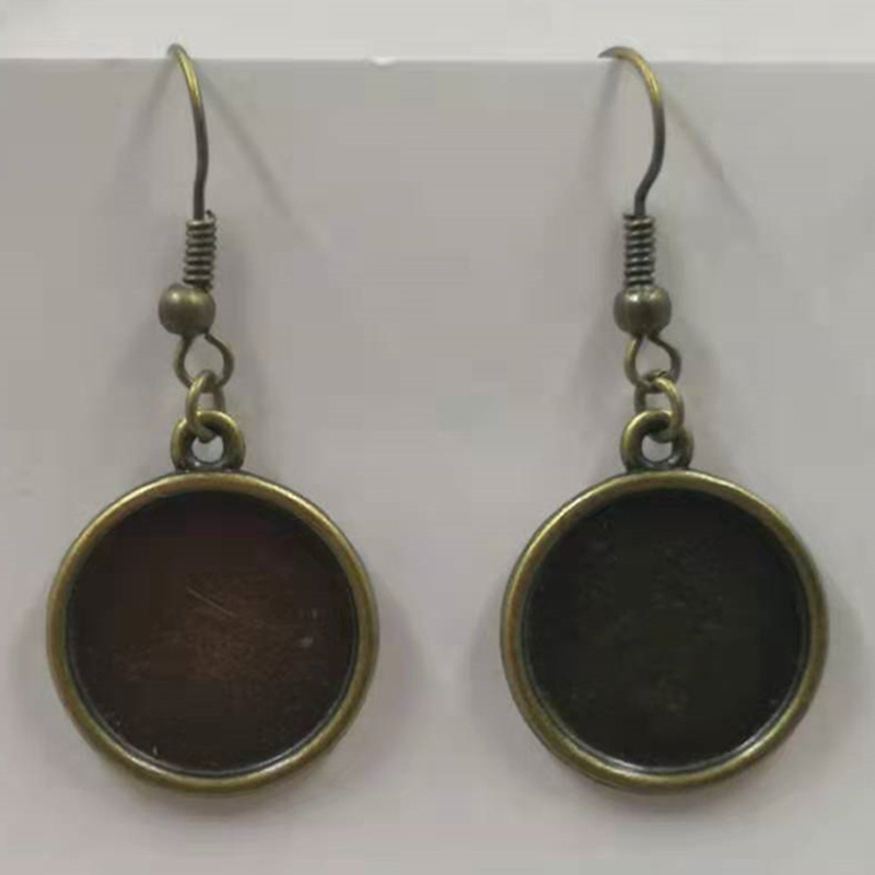 Anting-Anting Kaca Penangkap Mimpi Wanita Bulu Fantasi Sederhana Modis Anting-Anting Bulu Warna-warni Hadiah Liontin Aksesori