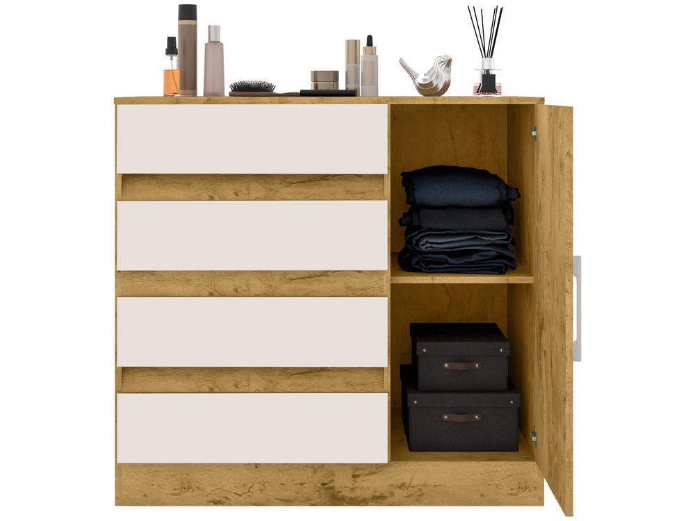 Cômoda 4 Gavetas 1 Porta Araplac 8000