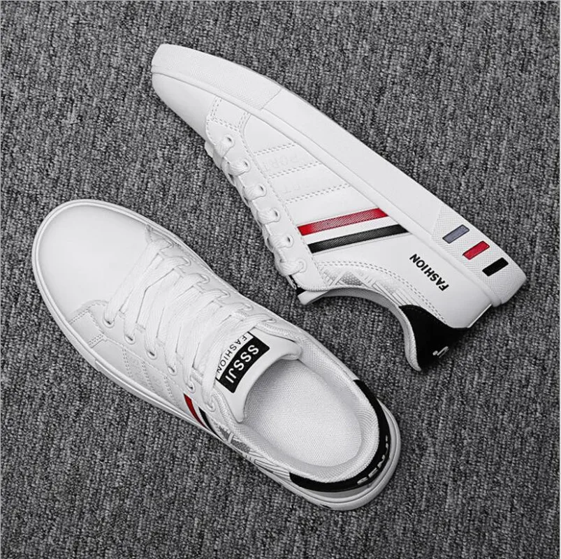 Mode Turnschuhe Männer Vulkanisieren Schuhe Chunky Flache Bequeme Frühling Herbst Plattform Herren Schuhe Sport Casual Weiße Schuhe