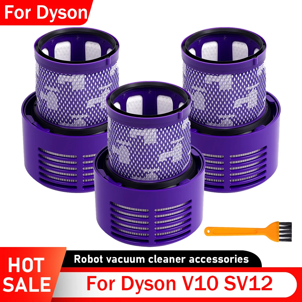 สําหรับ Dyson V10 กรอง HEPA อุปกรณ์เสริมหุ่นยนต์เครื่องดูดฝุ่น SV12 ล้างทําความสะอาดได้โพสต์-กรองเปลี่ยนทําความสะอาด HEPA อะไหล่