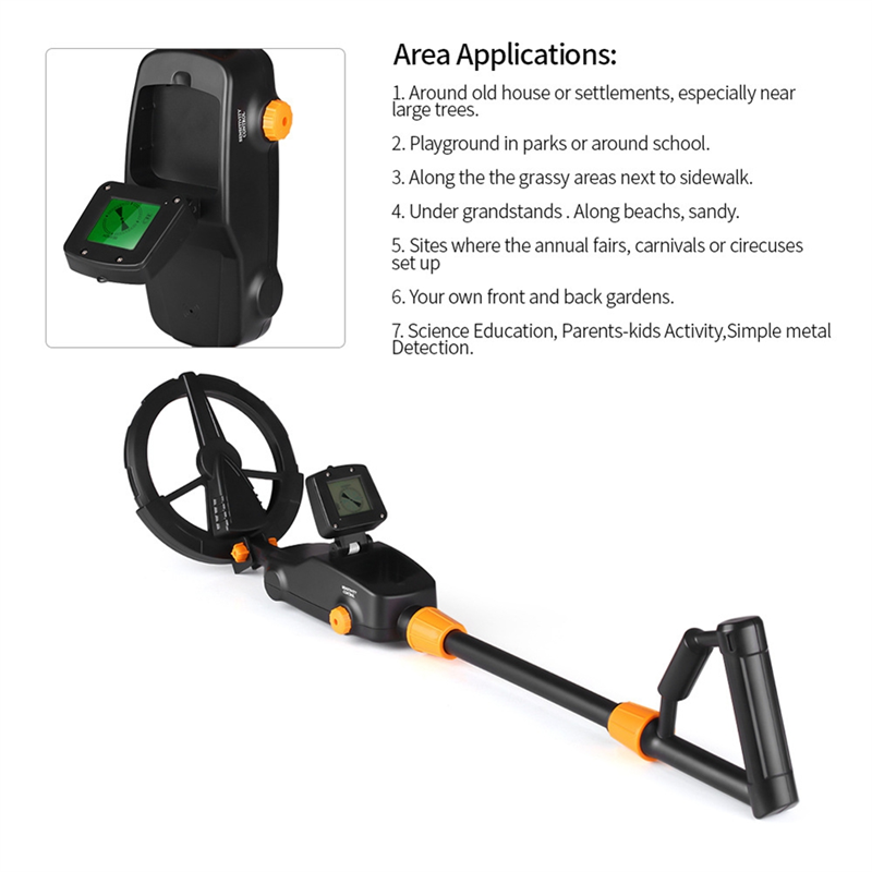 ABUO-MD1008A detector de ouro de metal pinpointer portátil prata jóias tesouro subterrâneo detector de metais rastreador buscador