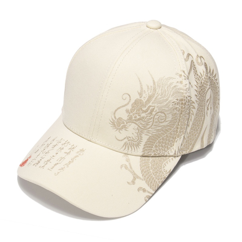 แฟชั่นผู้ชายกลางแจ้งเบสบอลหมวกผู้หญิงรูปแบบมังกรหมวกฤดูร้อน Trucker หมวก Casual Sun หมวก Snapback หมวก