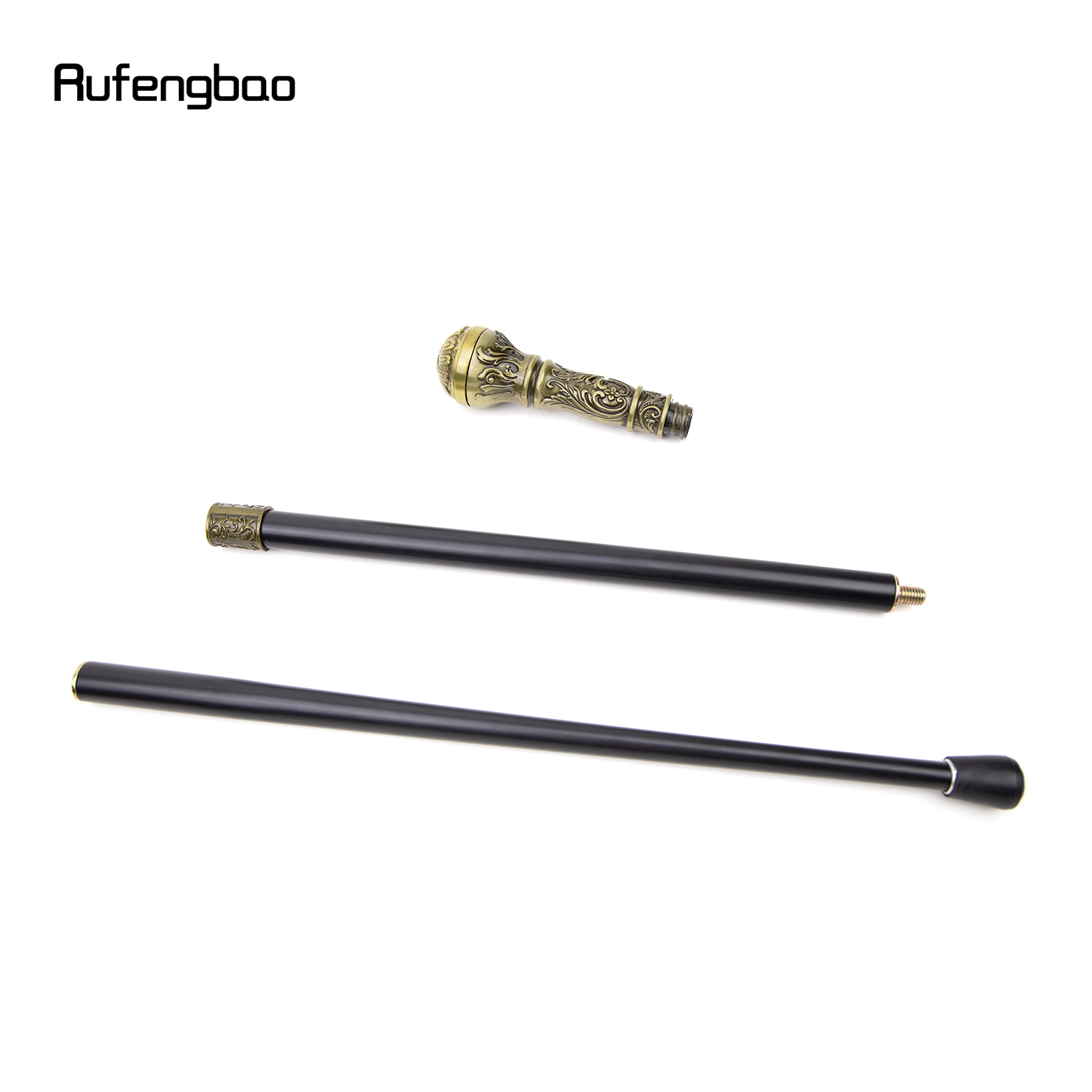 Bronze luxo alça redonda moda bengala para festa decorativa bengala elegante botão crosier bengala 93cm