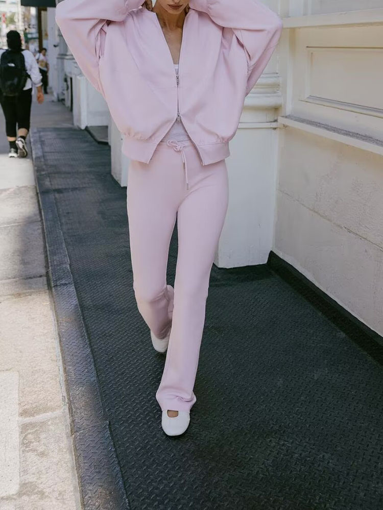 Nova Chegada 2025 Calças Boca de Sino Fenas Moda Étnica para Apresentações Coleção Outono Tendência