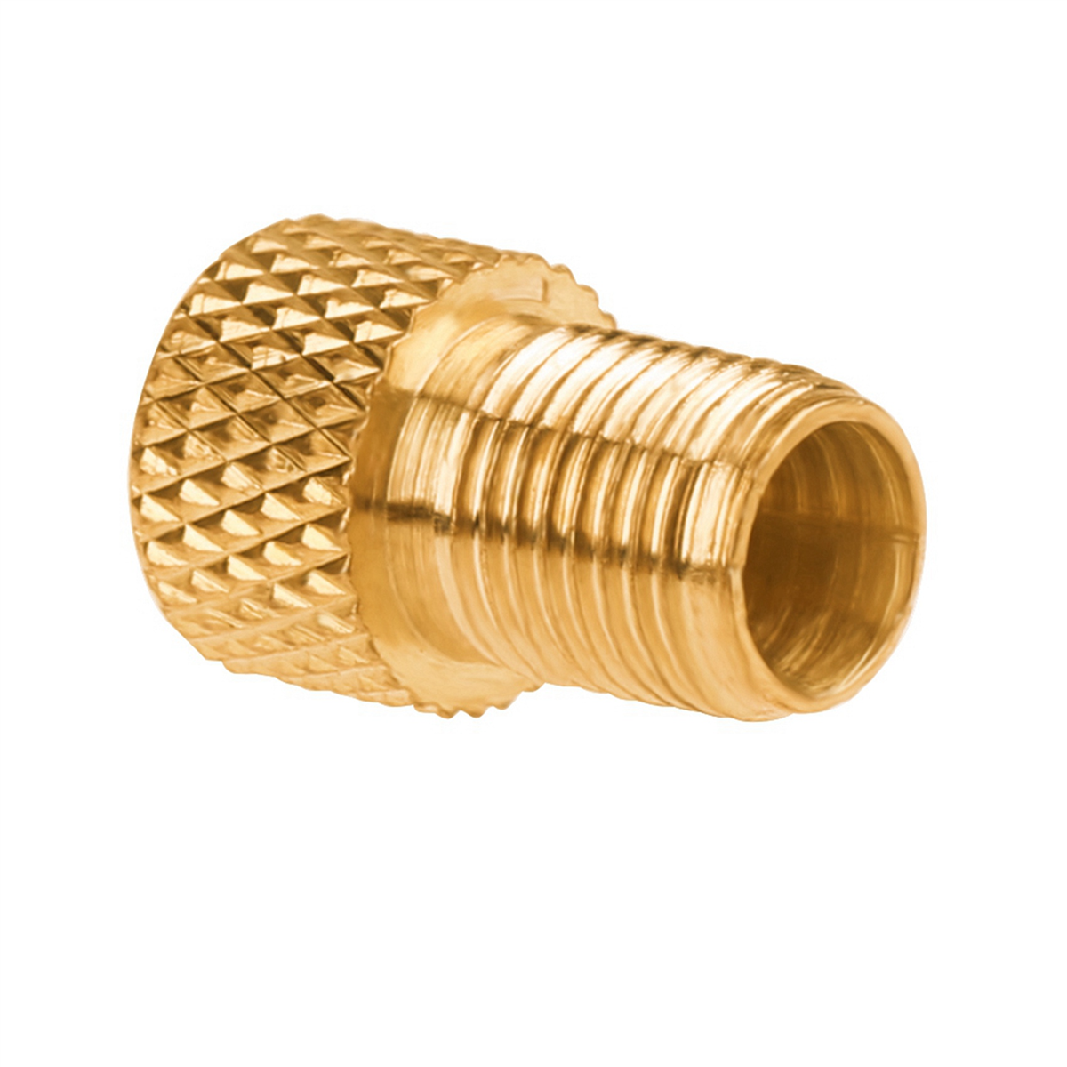 BAAU 100 Stuks Fiets Ventiel Adapter Pomp Fiets Converteren Presta naar Schrader Koperen Ventiel Adapter Gasmondstuk Buis Fietsen tool