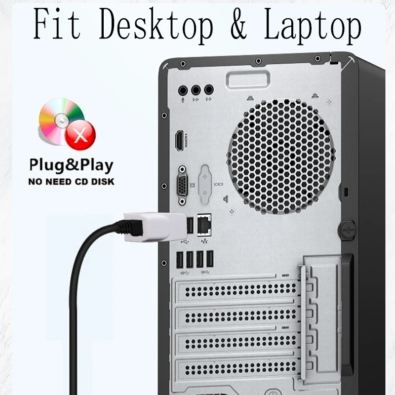 USB Lan Ethernet-адаптер к сетевой карте RJ45 100 Мбит/с SR9900 для ПК, ноутбука, настольного компьютера, видеорегистратора, портативного преобразователя без привода