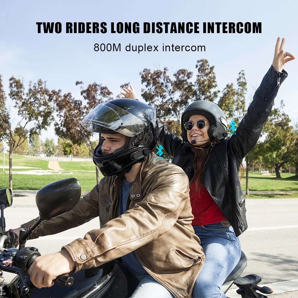 Гарнитура для мотоциклетного шлема FreedConn TCOM VB, Bluetooth 5,0, FM-радио