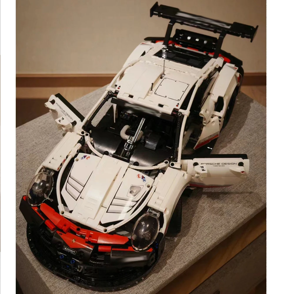 911 RSR 자동차 호환 88009 벽돌 1630 PCS DIY 장난감 크리스마스 선물 생일 선물 도미노 블록 건설 장난감