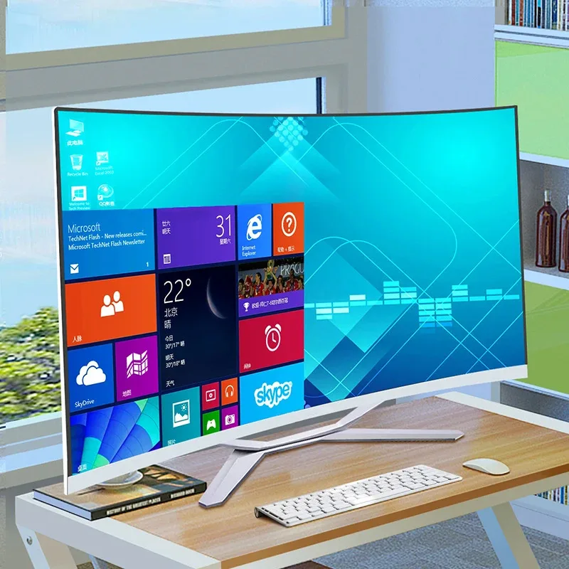 23.8-inch All-in-one PC Core I5 16G RAM 512G Solid-state RX550 Graphics Card Gaming Desktop All-in-one Computer