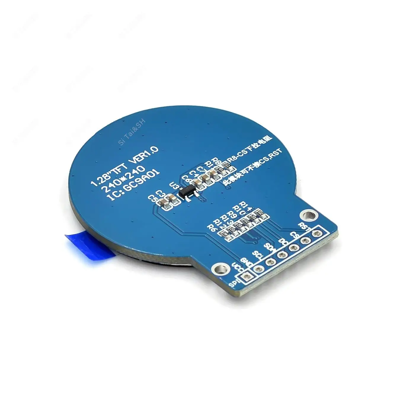 Pantalla TFT, módulo de pantalla LCD TFT de 1,28 pulgadas, controlador redondo RGB 240*240 GC9A01, interfaz SPI de 4 cables, PCB 240x240 para Arduino