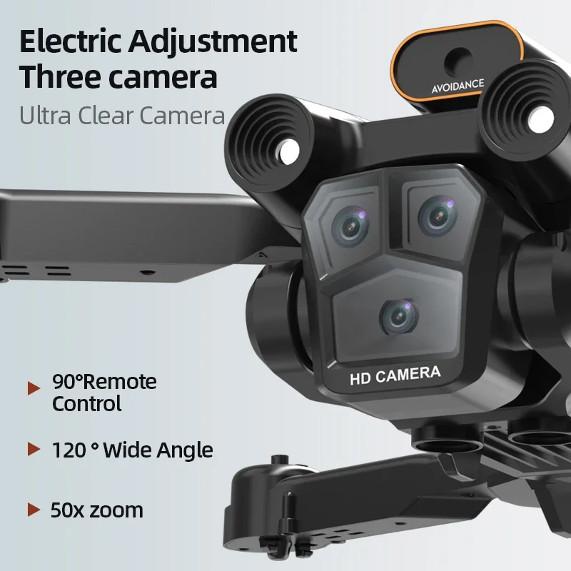 Xiaomi m4 pro drone 4k aéreo profissional com grande angular tripla câmera hd dobrável helicóptero rc wifi fpv altura segurar brinquedo drone