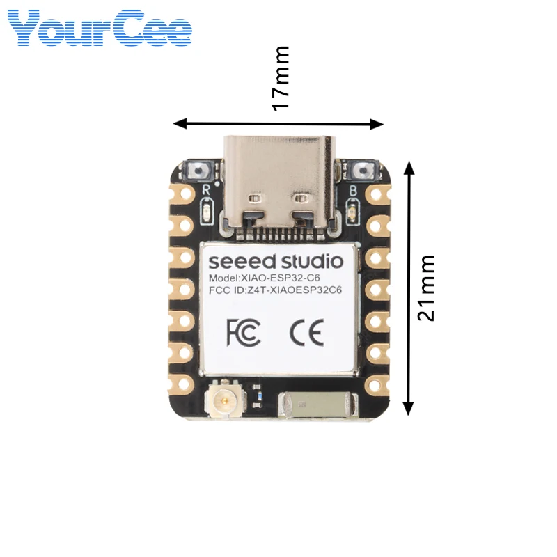 10 шт./1 шт. ESP32 Seeed Studio XIAO ESP32C6 WiFi 6 + Bluetooth-совместимая беспроводная макетная плата Ble 5 Zigbee Matter esp32C3
