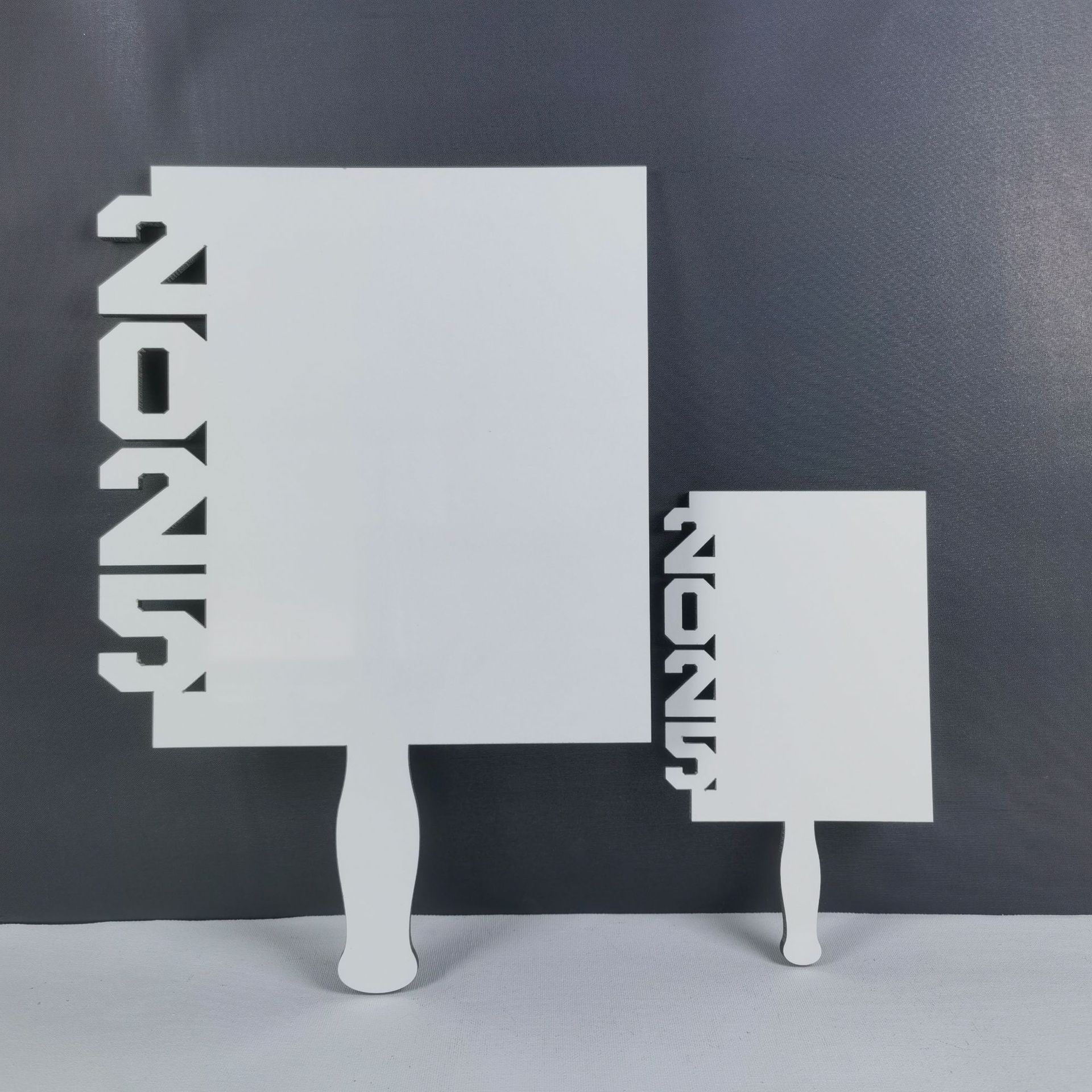 10 Teile/los 170x100x5mm 2025 Fans Sublimation Rohlinge Grad Fans Für Benutzerdefinierte Graduierung Speicher Geschenke