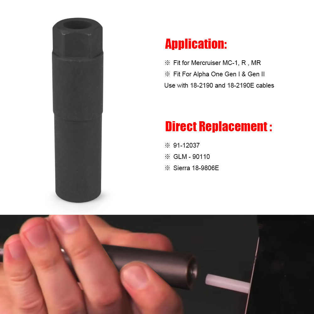 91-12037 Shift Cable Tool and 18-9861 Hinge Pin Tool Fit for Mercruiser Alpha One Gen 1 & Gen 2, MC-1, R, MR Boat Parts