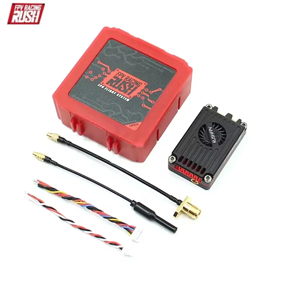 RUSH TANK MAX SOLO 2.5W VTX 5.8GHz / SOLO MAX XBAND 4.9G 2.5W Video Transmitter with CNC shell for RC FPV Drones DIY
