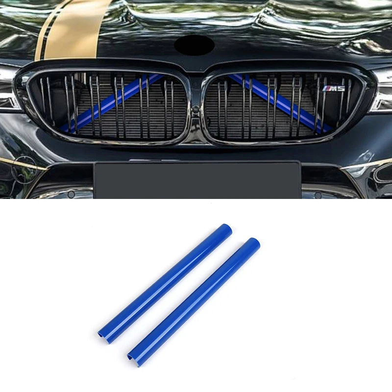 Tiras de guarnição da grade dianteira do carro para bmw f30 f31 f32 f33 f34 f36 f20 f21 f22 f23 g29 estilo do carro acessórios decoração