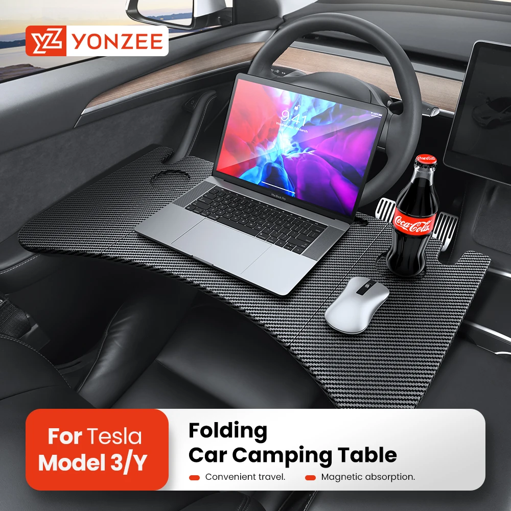YZ Voor Tesla Model XS3Y Highland Juniper 2018-2025 Stuurwiel Laptop Lade Voedsel Bureau Draagbare Kantoor tafel Auto Accessoires