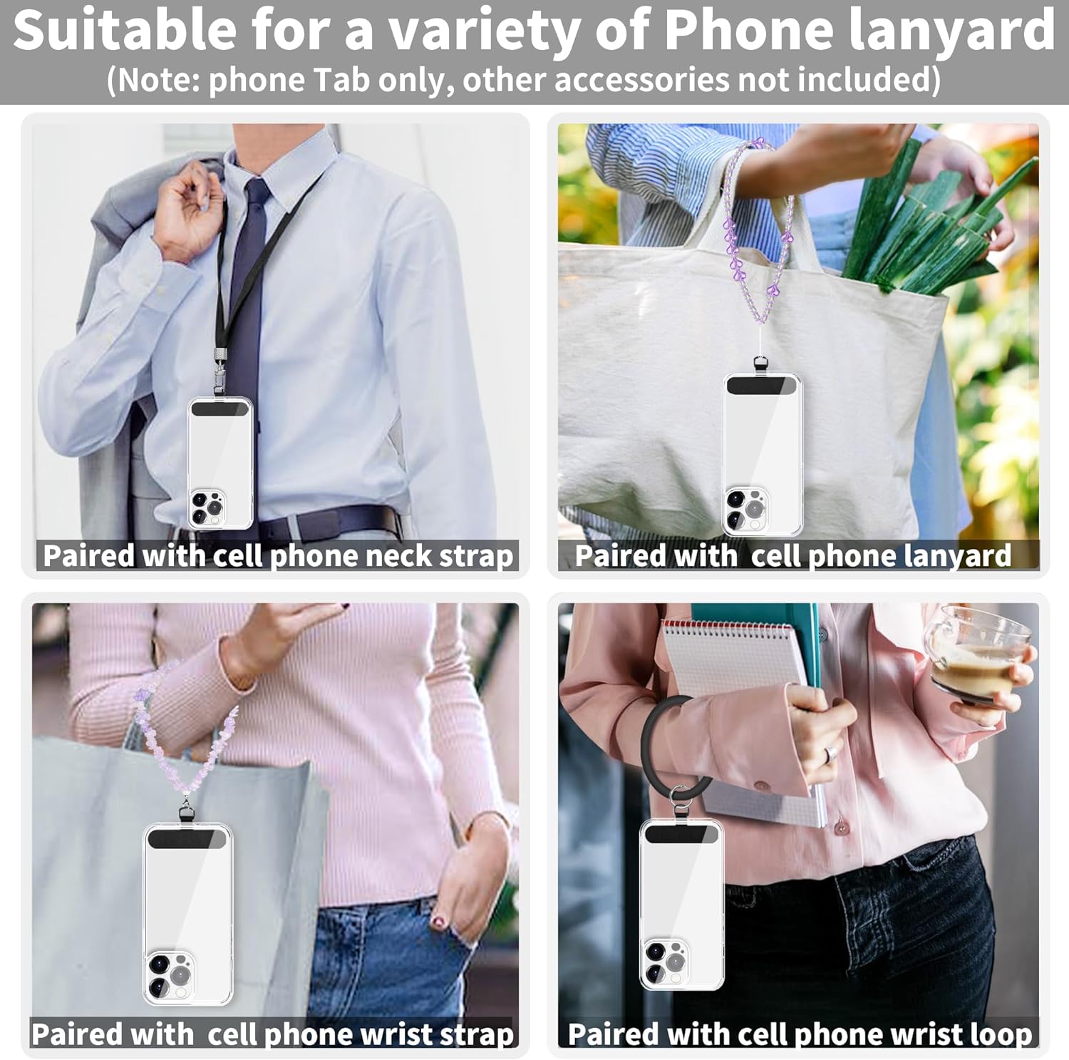 10/5/1 pz Universale Tpu Del Telefono Mobile Anti-perso Cordino Carta Guarnizione In Nylon Staccabile Telefono Cavo Appeso Cinghia Patch Tether Pad