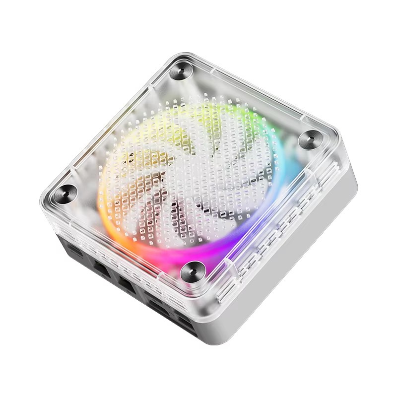 Topton minipc amd ryzen 7 8845hs es r5 8645hs es oculink mini pc rgb farb spieler windows 11 wifi 6 2x2,5g lan usb 3. 0 4k computer