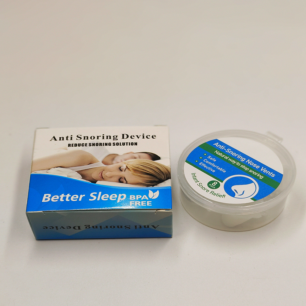 8PCS Silikon Anti Schnarchen Gerät Verhindern Schnarchen Schlafen Verhindern Verstopfte Nase Schnarchen Nase Clip Einfache Atmen Verbessern Schlaf
