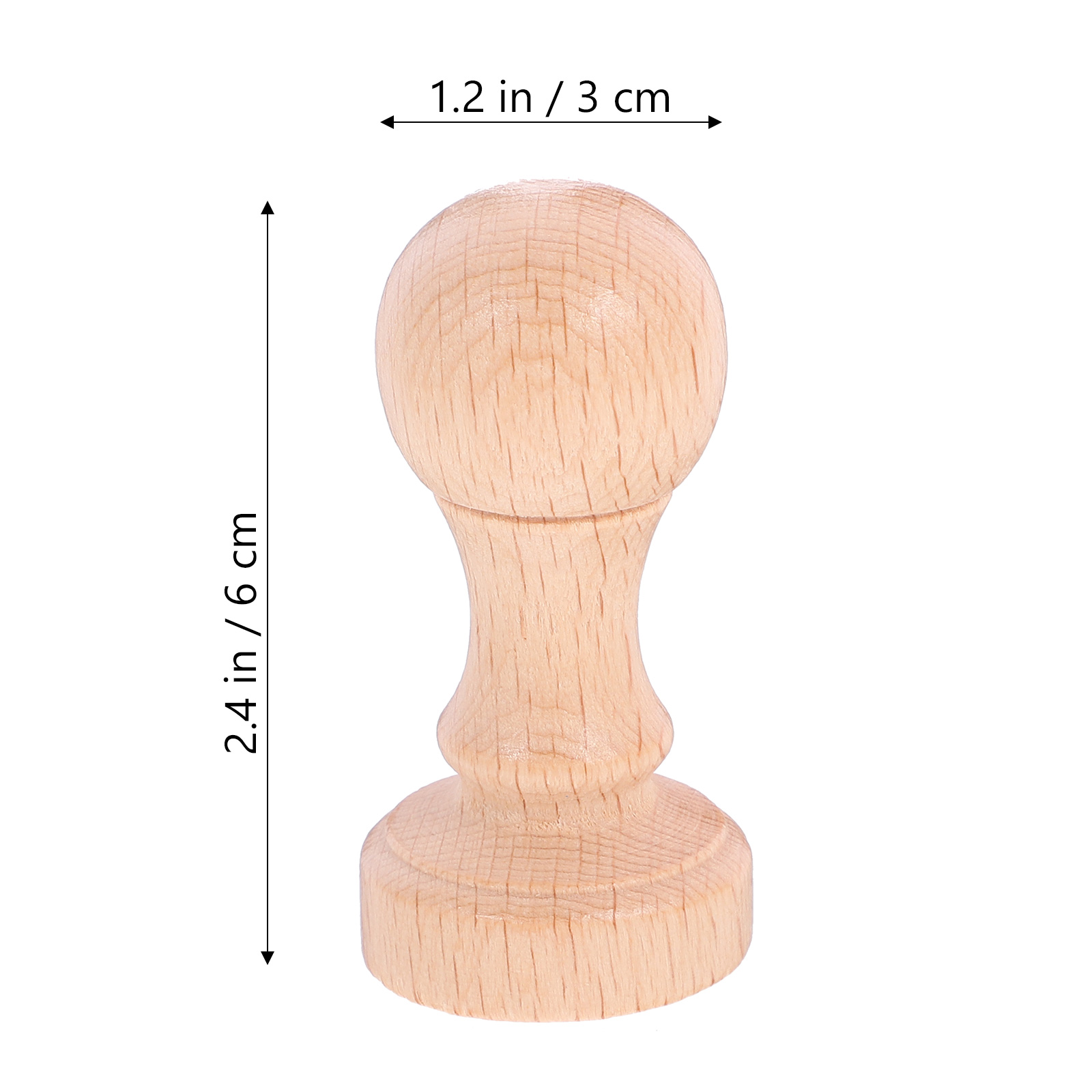 Wooden Seal DIY Hand Account Novel Stamper Creative Stamps Blank Craft Tool Vintage Decor