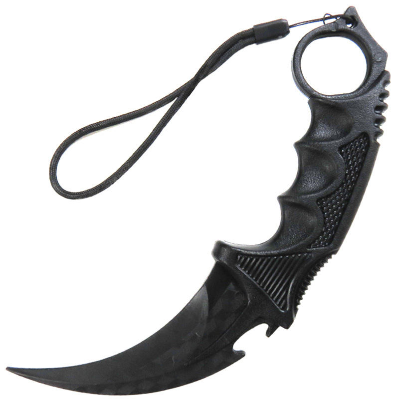 23cm/9.06in CS Game Peripheral Models Karambit Plastic Claw Knives Toys Weapons Props Collectible Ornaments Models Uncut Blades