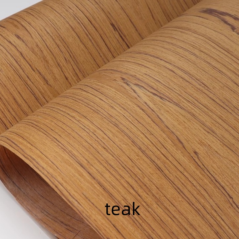 Chapa para puertas de madera, 58x250cm, T0.2mm, chapa de madera, roble blanco, nogal negro, cereza, teca, chapa para muebles