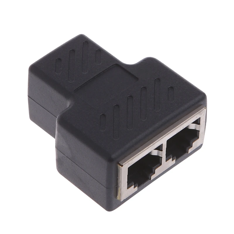 Разъем-адаптер разветвителя RJ45, 1-2 направления, разъем для разветвителя Ethernet, вилка для игры, удлинитель Ethernet, для