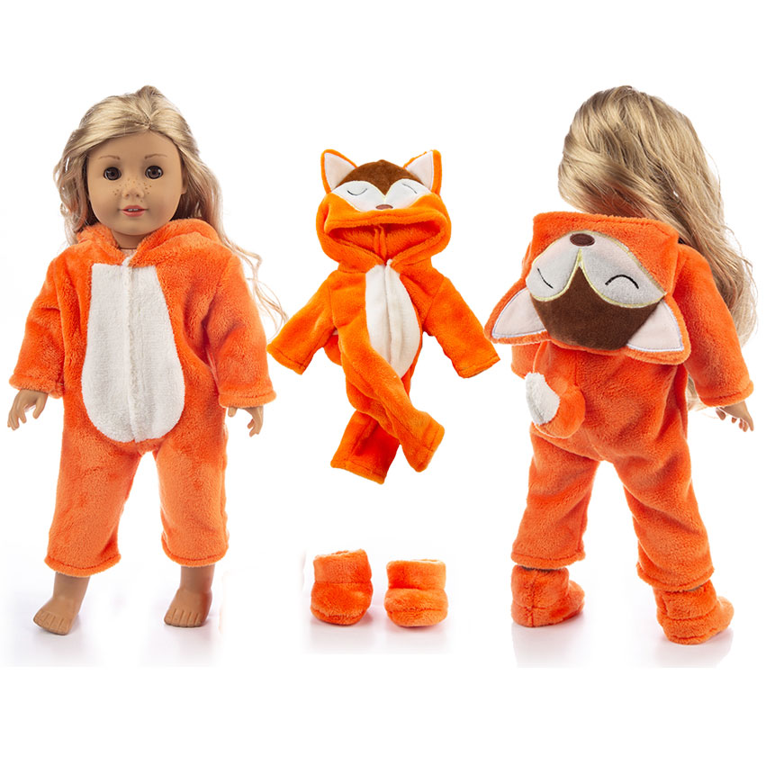 Động Vật Mới Bộ Đồ Ngủ Cho Búp Bê American Girl 18 Inch 45Cm Thế Hệ Chúng Ta Búp Bê, Bé Gái Búp Bê Bộ Quần Áo Và Phụ Kiện