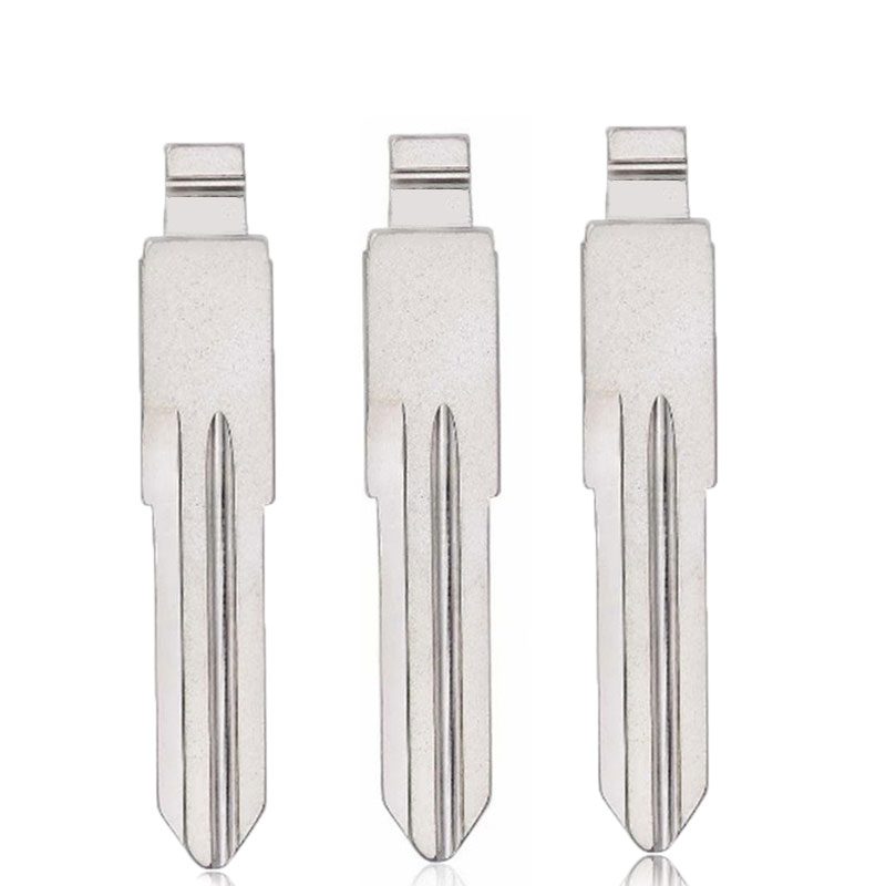 10 個金属ノーカットブランクフリップリモートキーブレード YM28 YM28FH HU46 ブレードオペルシボレー KEYDIY KD Xhorse VVDI JMD リモートキー