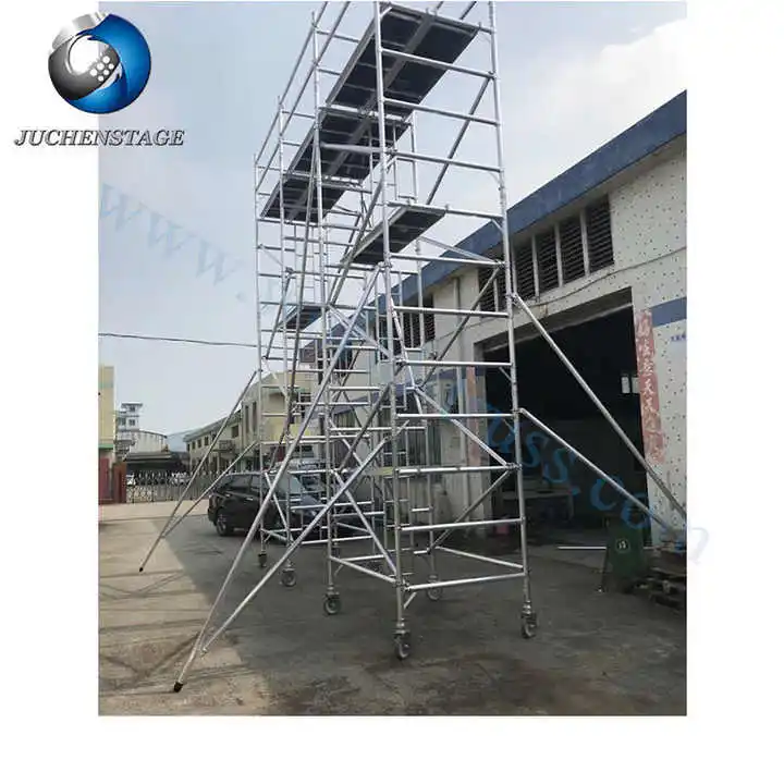 Stable Strong Single Double Cantilever Scaffolding Construction Works Structure Platform Suspended Trestle Steel Scaffolding