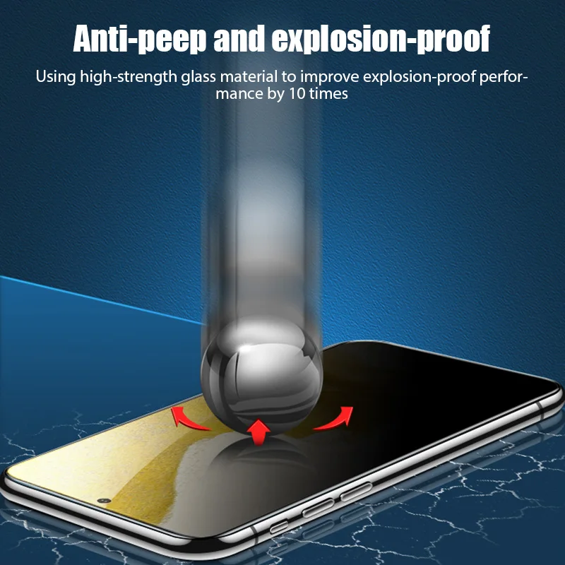 1-2 шт. конфиденциальное стекло для Samsung Galaxy A54 A55 A15 A14 A53 A13 A34 A35 A33 A52S A22 A32 S20 S21 FE 5G антишпионская защитная пленка для экрана