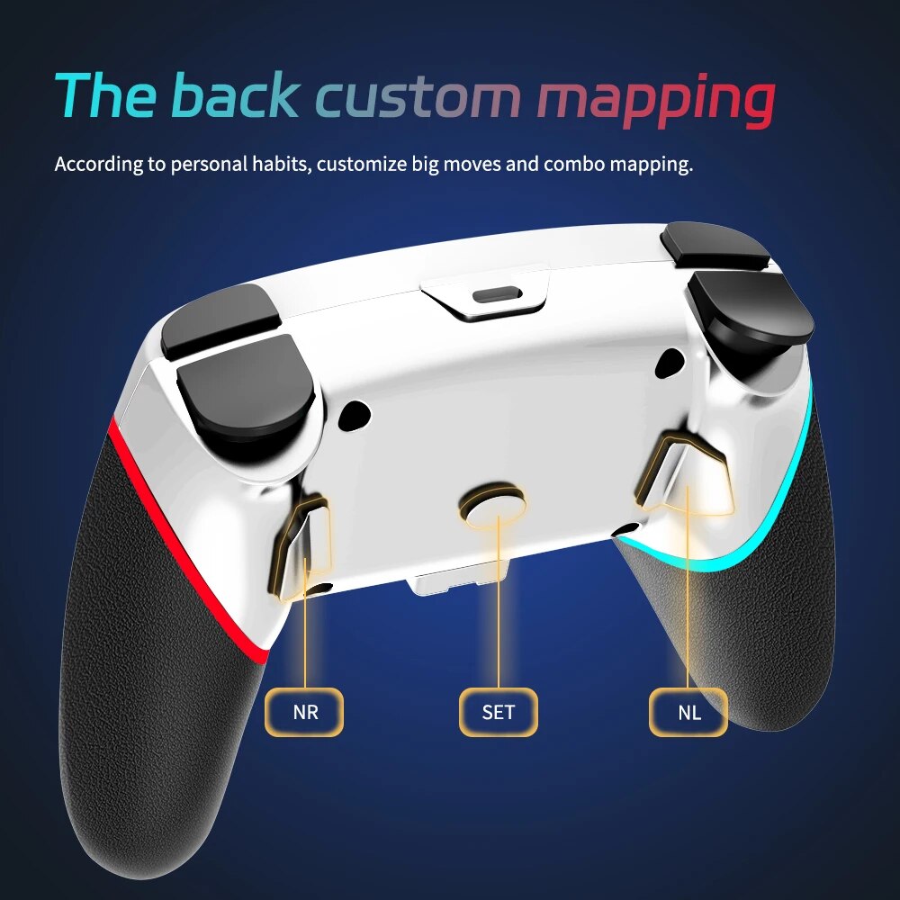 Wireless Switch Controller kompatibel mit Switch/Lite/Oled Remote unterstützt Multi-Plattform mit Turbo, Weck funktion
