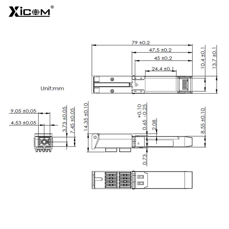 Xicom Xpon Stick ONU 1,25G/2,5G SFP Pon Stick con MAC PPPoE IPoE HGU SC conector 1310/1490nm 20KM OLT ONU MAC XPON = EPON/GPON