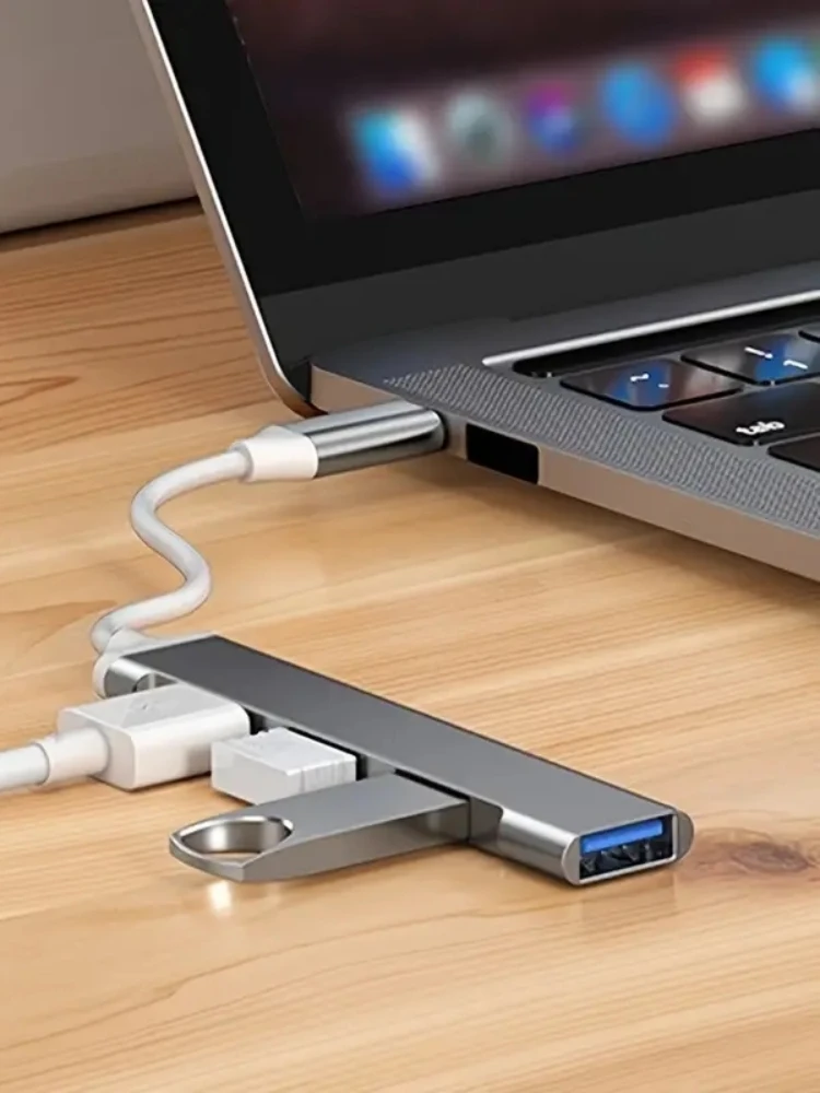 4 พอร์ต Splitter ประเภท C HUB 3.0 USB 3.1 อะแดปเตอร์ OTG สําหรับ Xiaomi Lenovo Macbook 13 15 Air Pro PC อุปกรณ์เสริมคอมพิวเตอร์