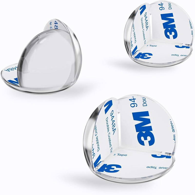 Protectores de esquina de mesa para Muebles de bebé, protectores de borde anticolisión transparentes para niños, cubiertas de borde de mesa de seguridad para bebés