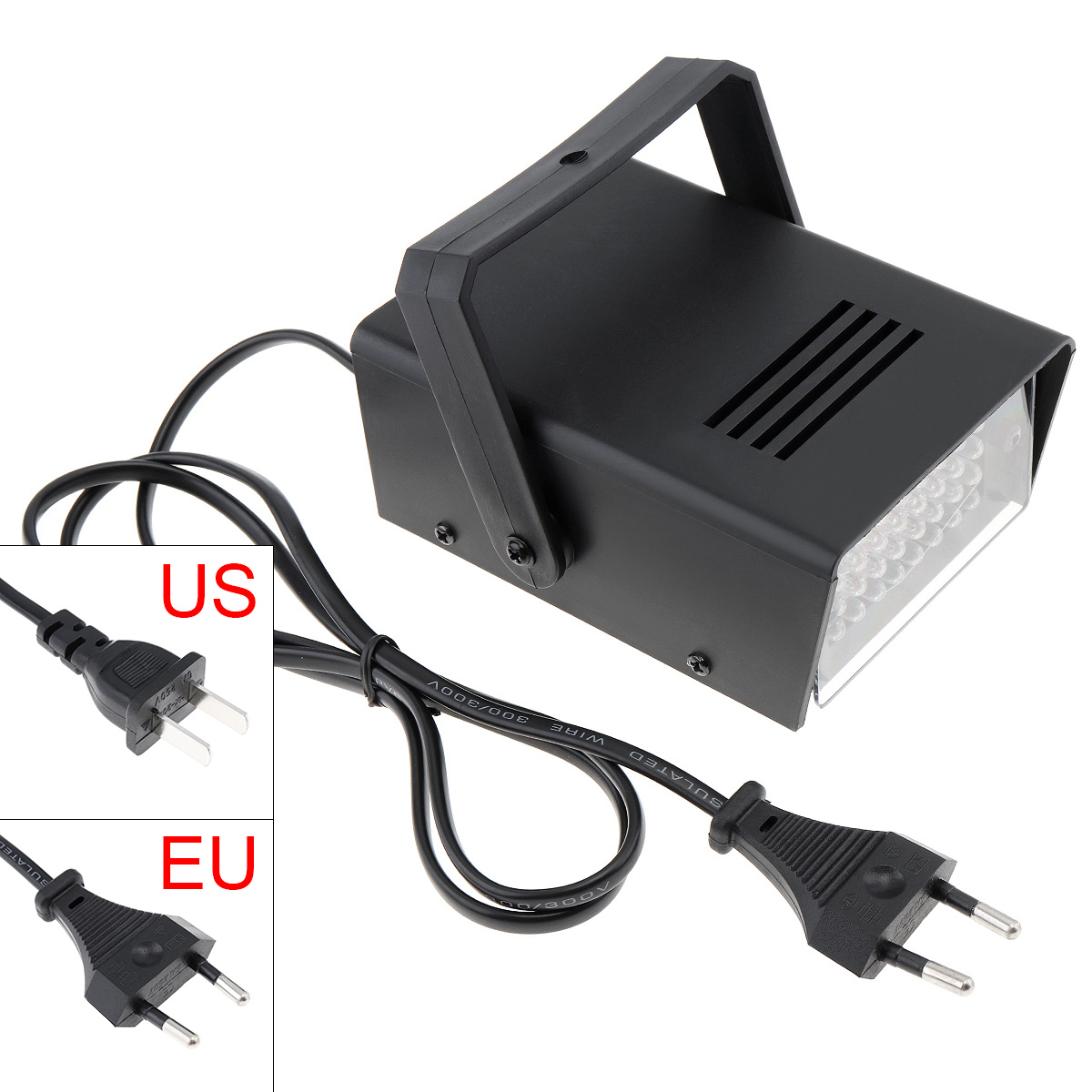 32 LED White Strobe Lights Voice Control Disco DJ Bar KTV Party Holiday Music Club Sound Activated Flash Stage Lighting Effect