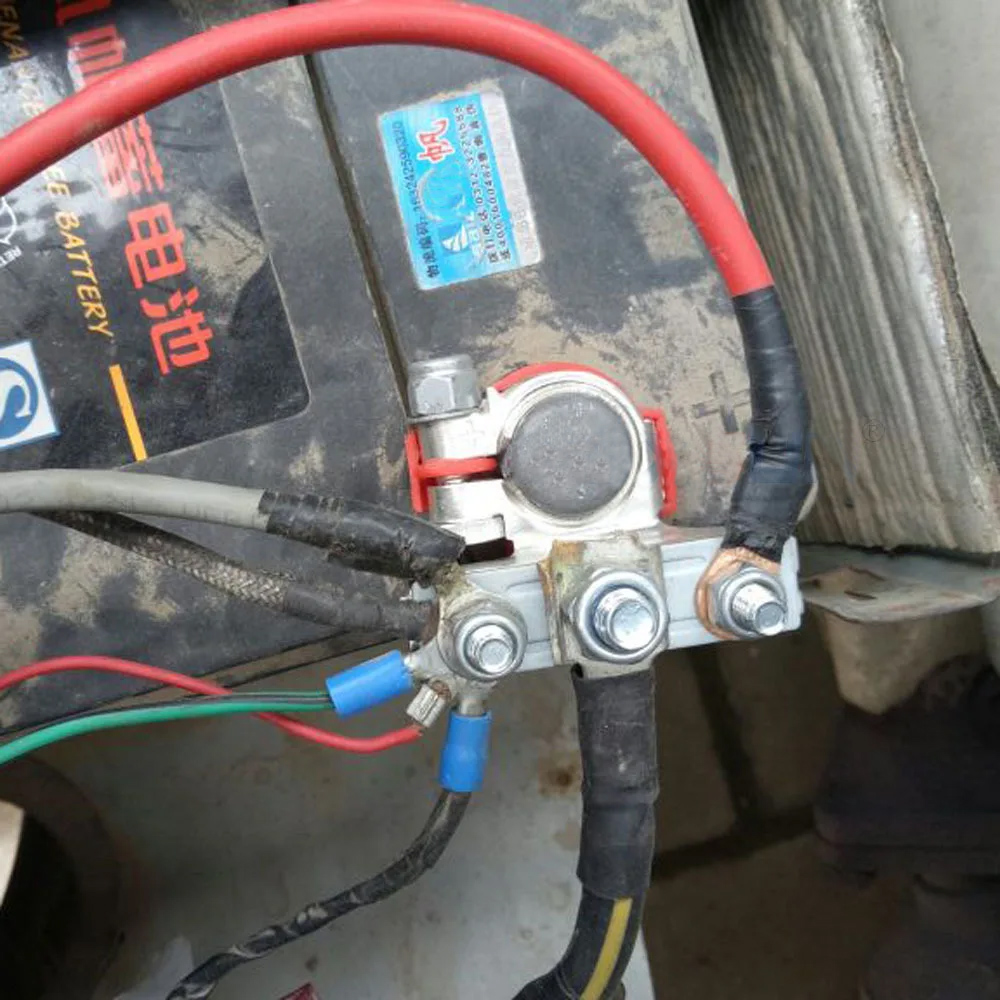 1 paar Auto Top Post Batterij Terminal 12 V 24 V Kabel Klem Terminal Connectors voor Auto Caravan Boot motorfiets Auto