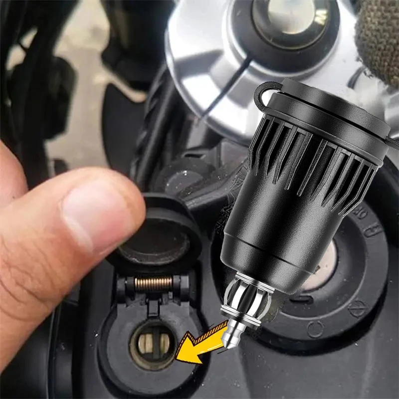 Enchufe QC 3,0 para motocicleta, 12v a usb c, enchufe europeo, adaptador de carga rápida USB C, enchufe DIN Hella para motocicleta, toma de corriente para BMW