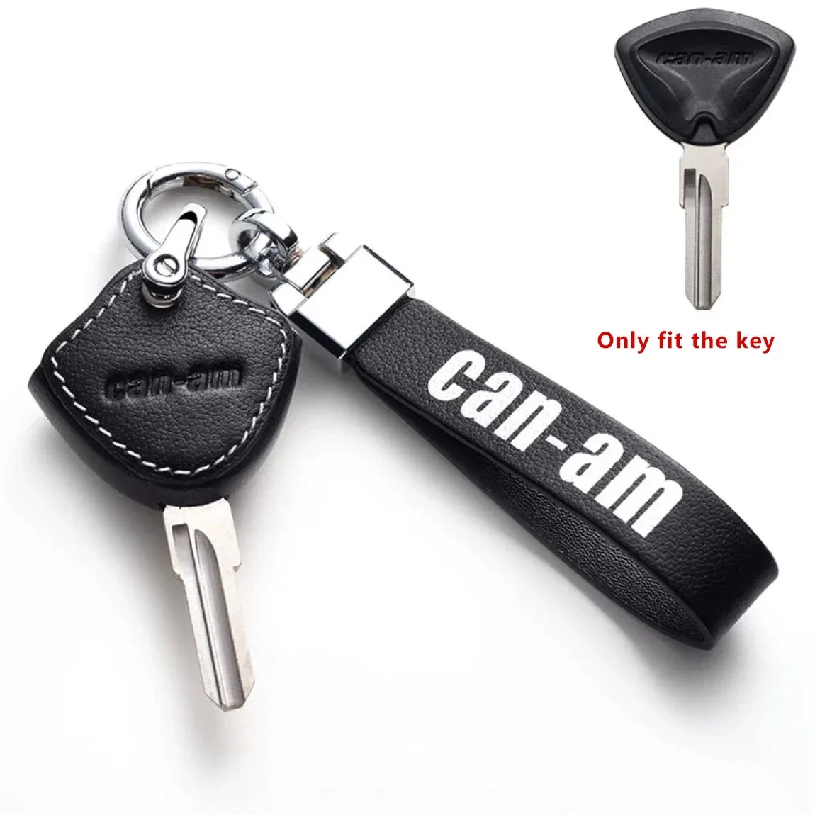 Caso chave da motocicleta para bombardier can-am canam can am spyder série moto capa protetor escudo chaveiro fob acessórios
