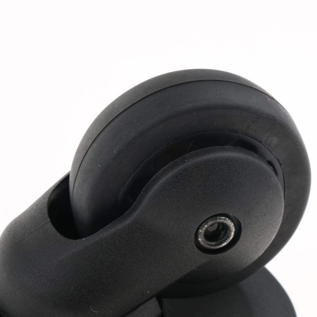 2 peças diy bagagem de viagem rodas giratórias esquerda e direita 53