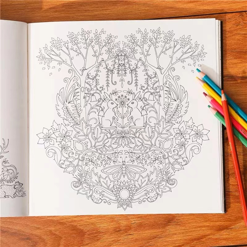 大人の子供のための3冊の秘密の庭の着色本,落書きの絵画,描画ブック,ギフト