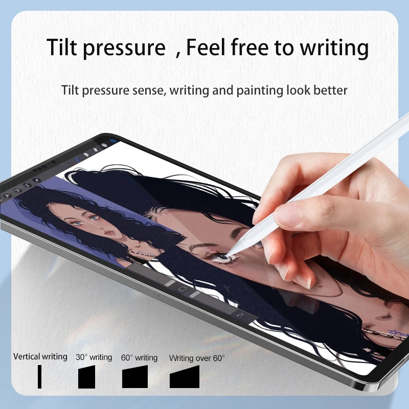 For Apple Pencil 2 1 For iPad Pencil Bluetooth Stylus Pen for iPad A16 Air 11 M2 M3 Pro 12.9 10.2 10.9 Mini 6 for Apple Pencil