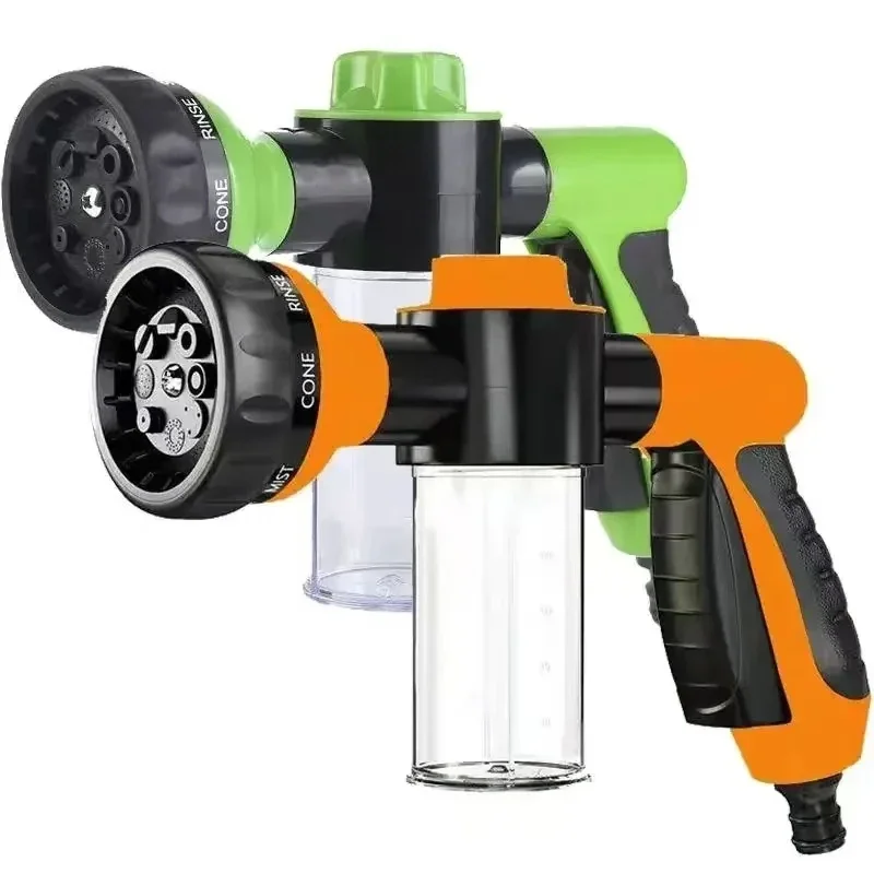 Pistola de agua portátil con lanza de espuma, boquilla de alta presión de 3 grados, rociador para lavadora de coches, herramienta de limpieza, herramienta de lavado de jardín para automóvil